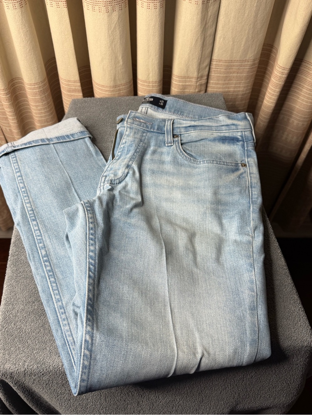 Hollister Light Blue Men's Straight Jeans